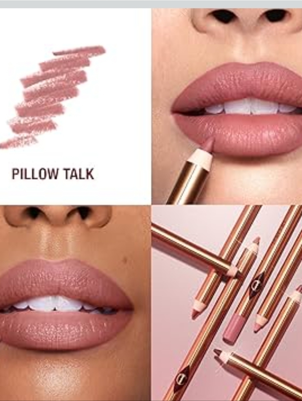 Charlotte Tilbury Lip Liner Pencil - MINI SIZE - Pillow Talk